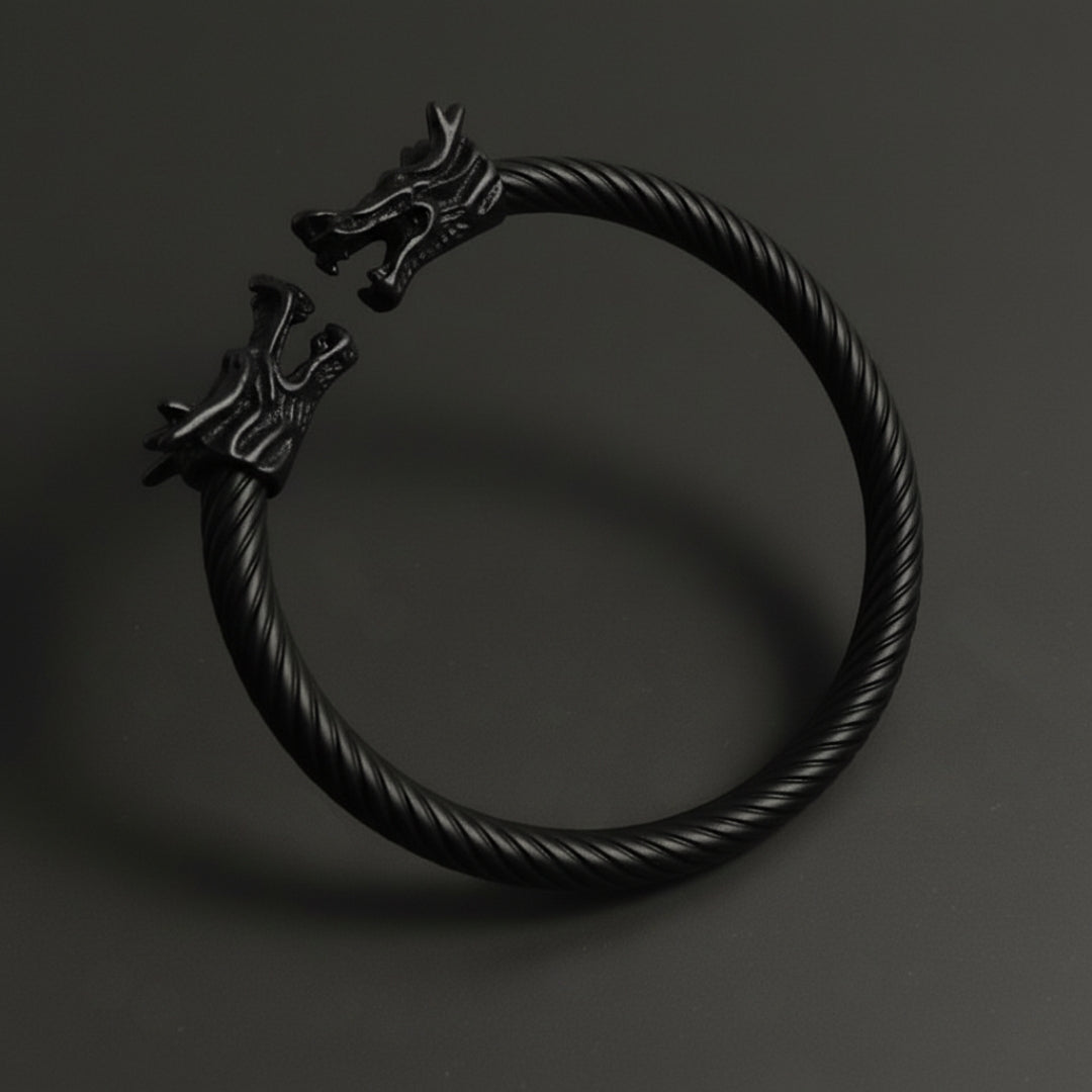 Dragon Head Black Bracelet