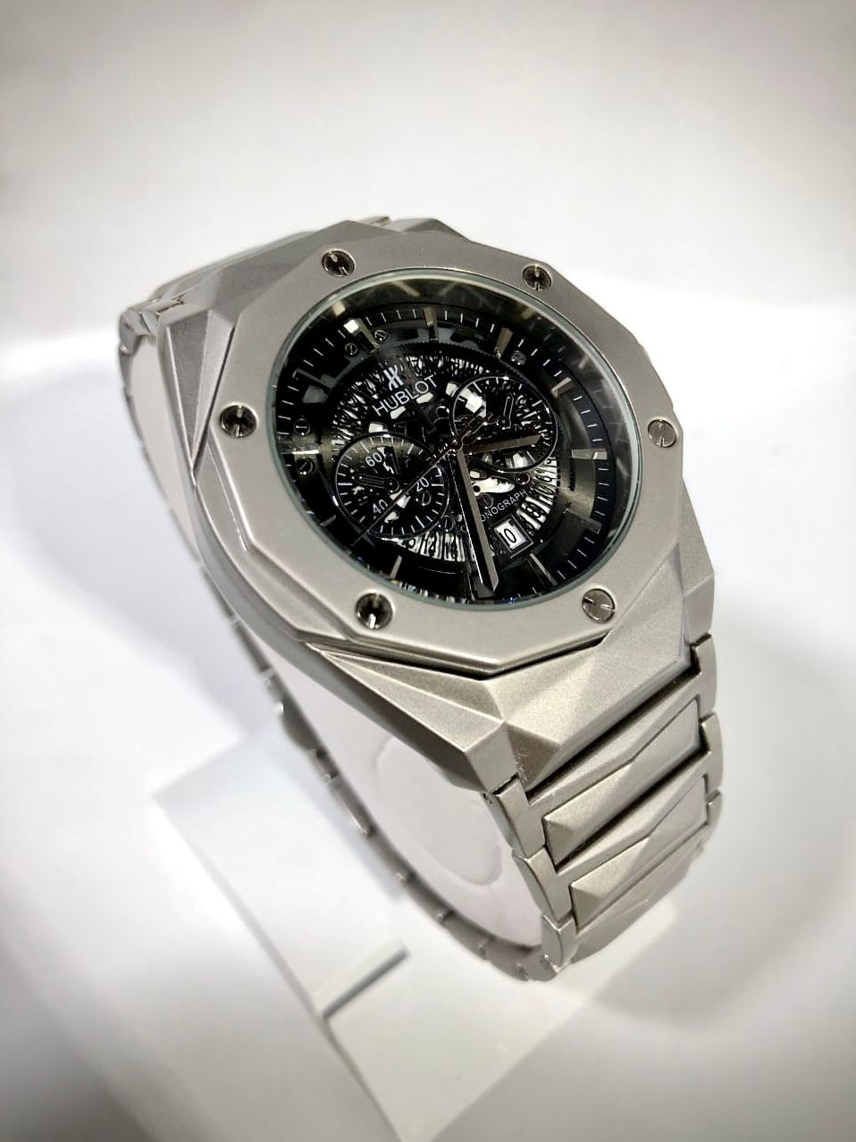 Hublot Diamond Cut Skeleton Watch