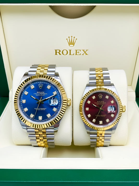 Rolex Couple Watch Set