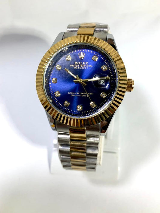 Rolex Datejust – Fluted Bezel | Two-Tone | Blue Dial